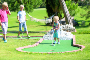 Mini golf at Ober Gatlinburg