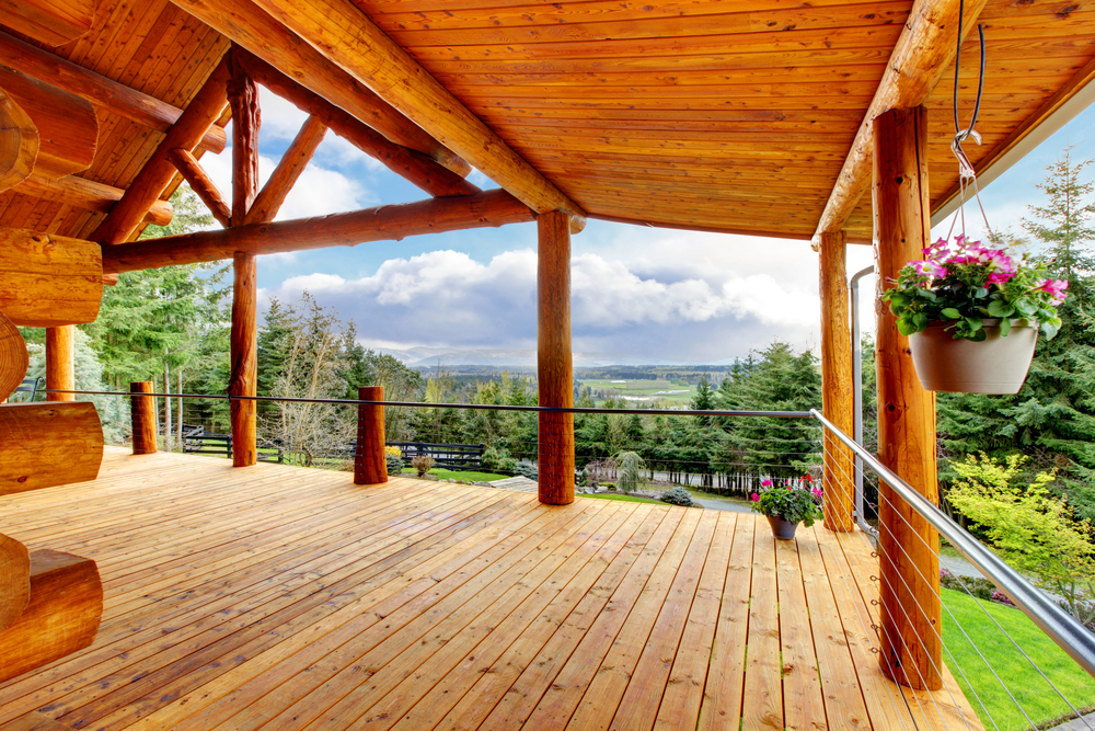 breathtaking view from cabin in Gatlinburg